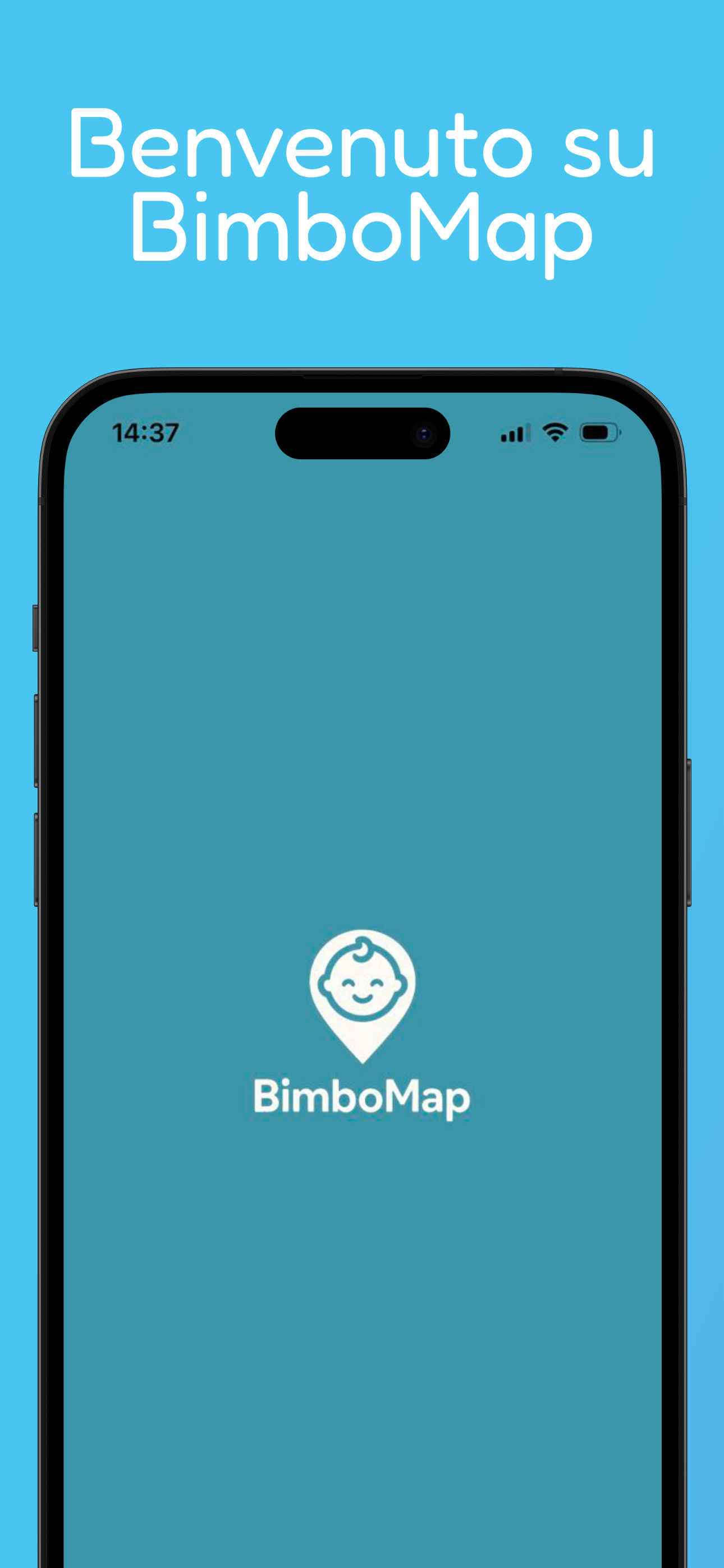 Screenshot dell'app BimboMap - Schermata 1